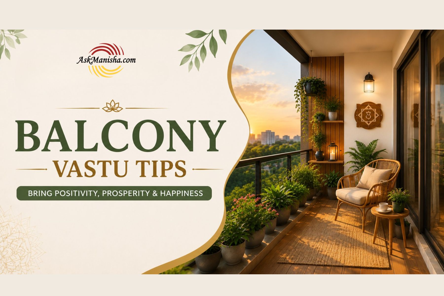 Vastu for Balcony: Best Direction, Plants, Seating & Design Tips for Positive Energy